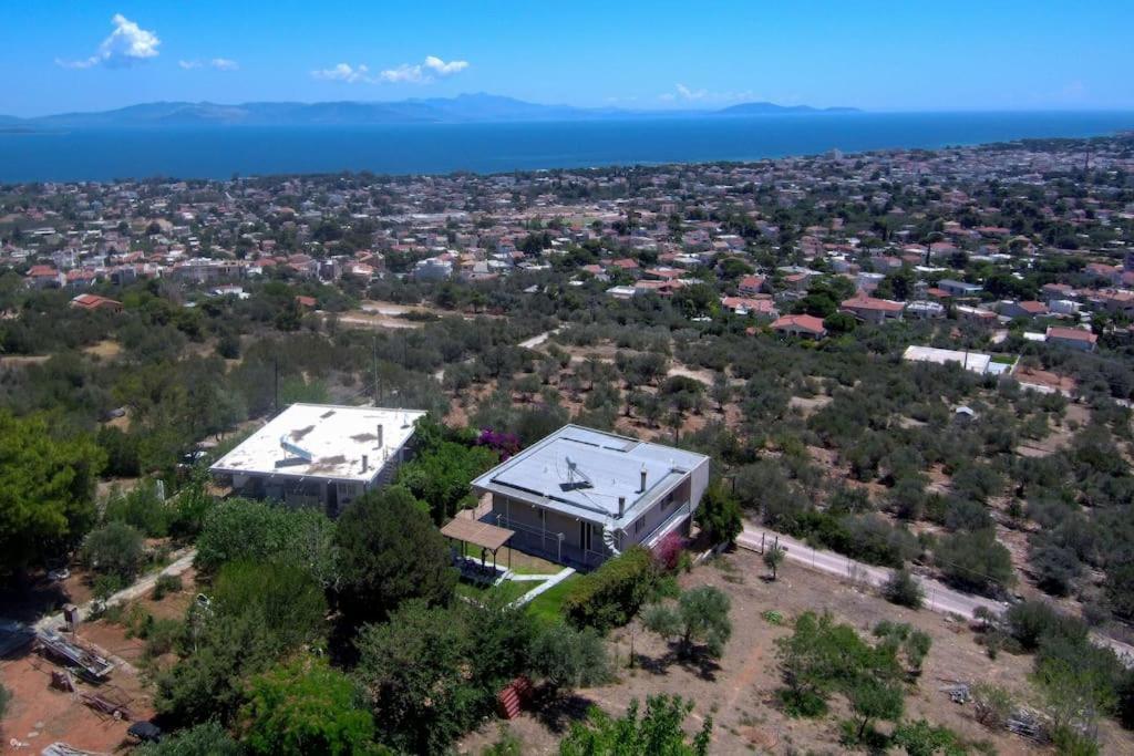 'Love Is In The Air' With View Villa Nea Makri Exterior photo