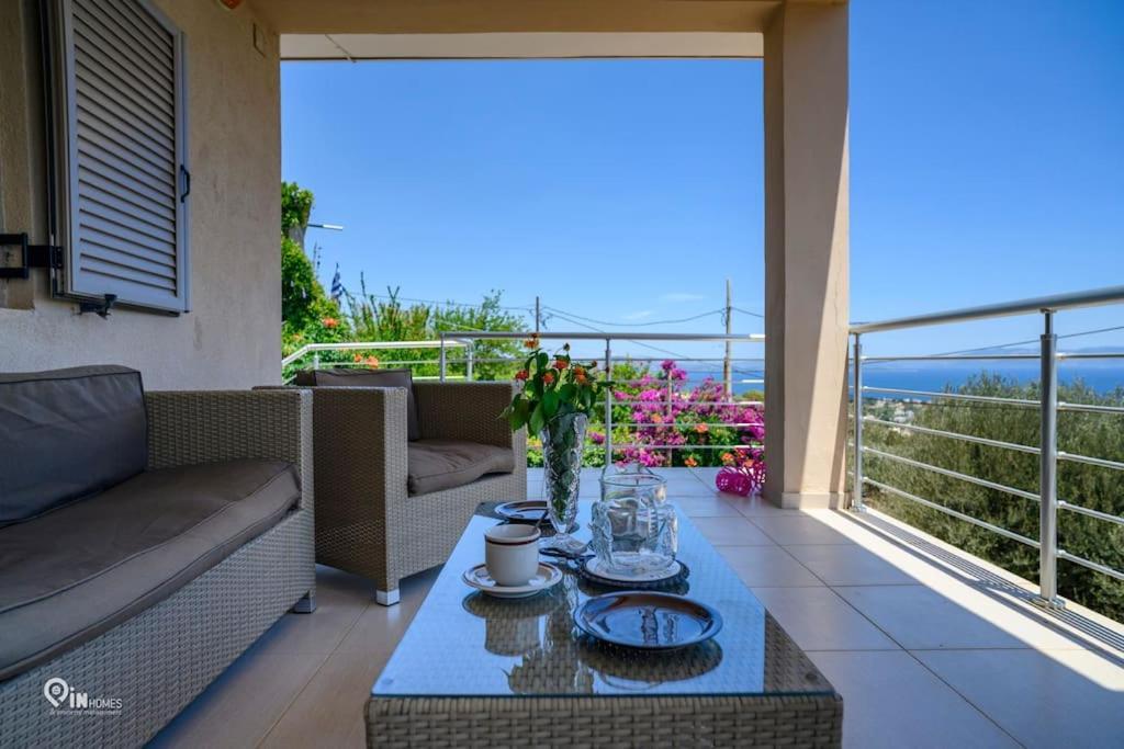 'Love Is In The Air' With View Villa Nea Makri Exterior photo